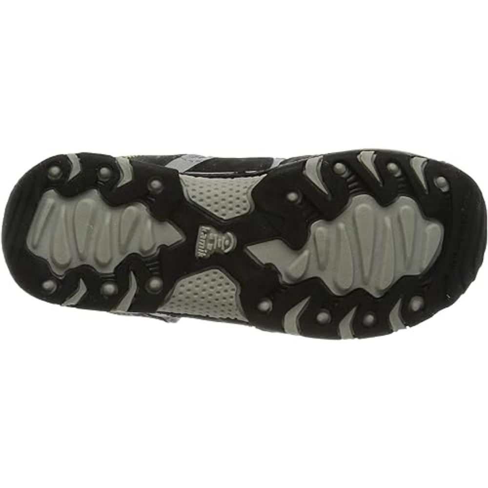 Kamik Wildcat (Little Kid/Big Kid) Black Lime 7 Big Kid M